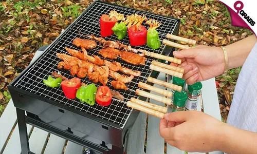 Portable Folding BBQ Grill!